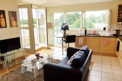 1 Hampton Court two bed kitchen living