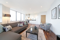 1 living area kitchen Harrow serviced apartments