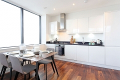 3 kitchen with dining table Harrow serviced apartments