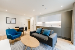 11 living area and kitchen Wembley Serviced Apartments