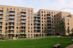 19 building from garden Wembley Serviced Apartments