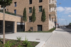 34 apartment building underground parking entrance Wembley serviced apartments