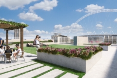 18 roof terrace Wembley Park 3 bed