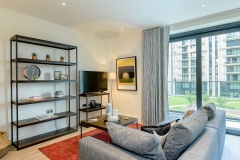 2 living  area & balcony Wembley Park 3 bed