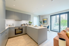 5 living kitchen diner balcony Wembley Park 3 bed