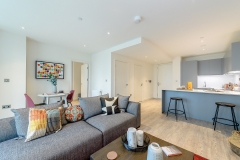 3 living area with kitchen Wembley Park 3 bed